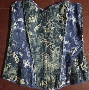 Punk Jean corset